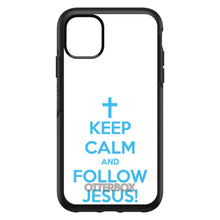 DistinctInk™ OtterBox Symmetry Series Case for Apple iPhone / Samsung Galaxy / Google Pixel - Keep Calm and Follow Jesus