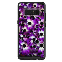 DistinctInk™ OtterBox Symmetry Series Case for Apple iPhone / Samsung Galaxy / Google Pixel - Purple White Black Flowers