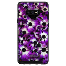 DistinctInk™ OtterBox Symmetry Series Case for Apple iPhone / Samsung Galaxy / Google Pixel - Purple White Black Flowers