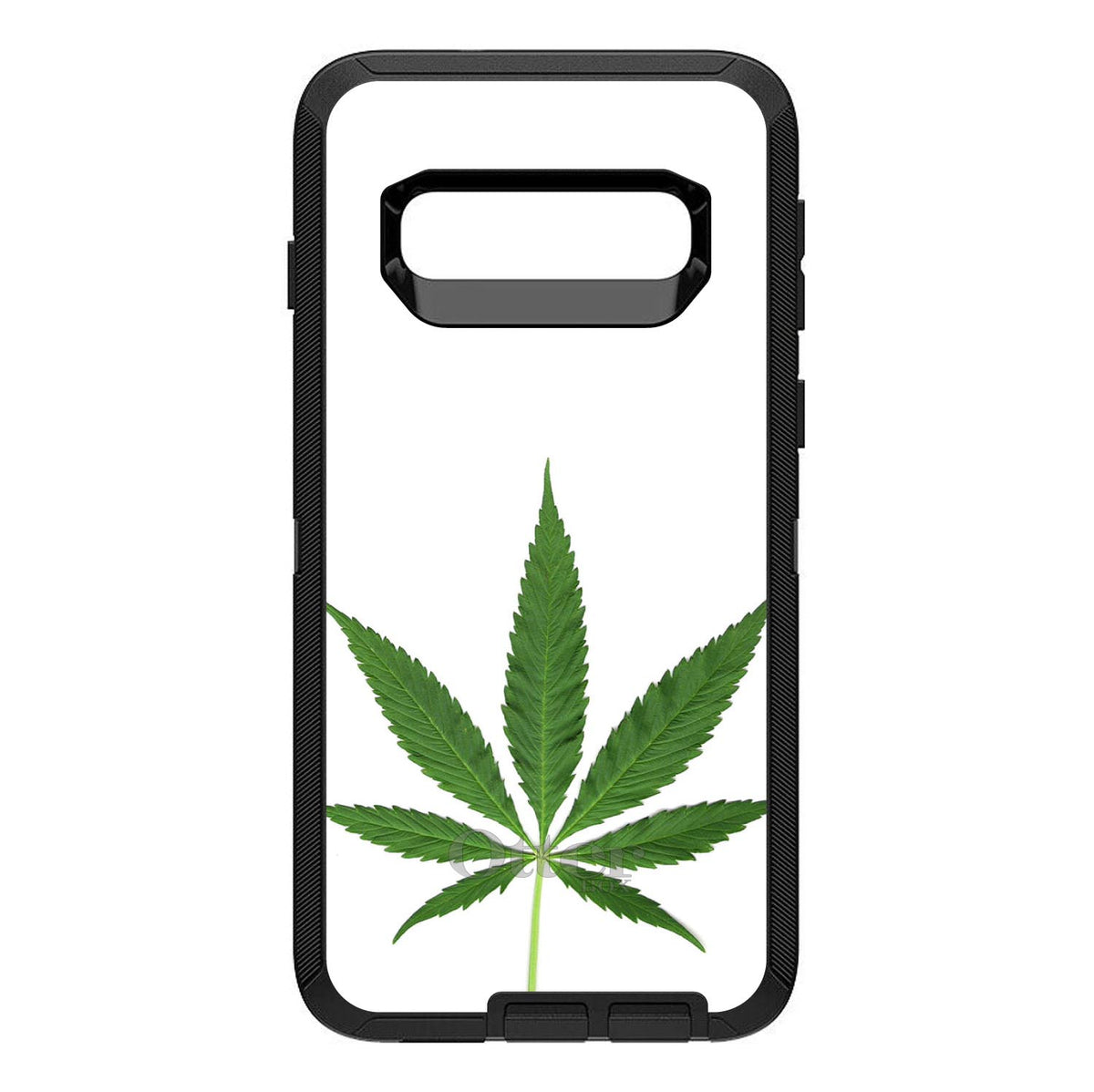 Marijuana Leaf Photo OtterBox Defender Case for iPhone & Galaxy, view 9
