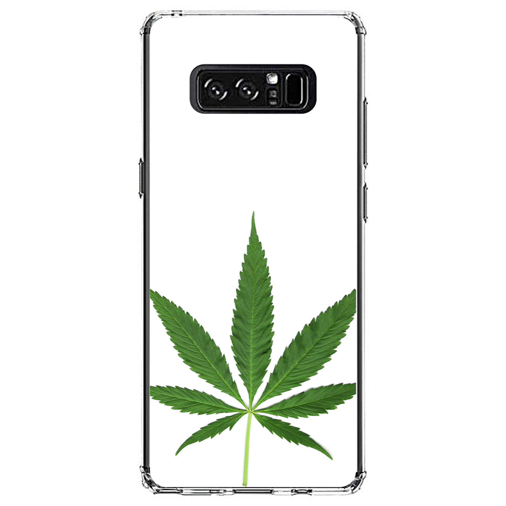 Marijuana Leaf Photo Clear Shockproof iPhone Case, view 12