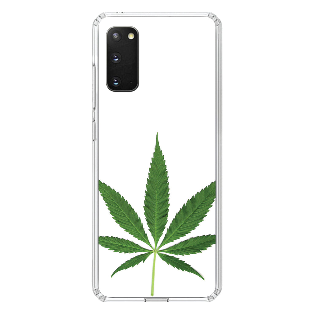 Marijuana Leaf Photo Clear Shockproof iPhone Case, view 14