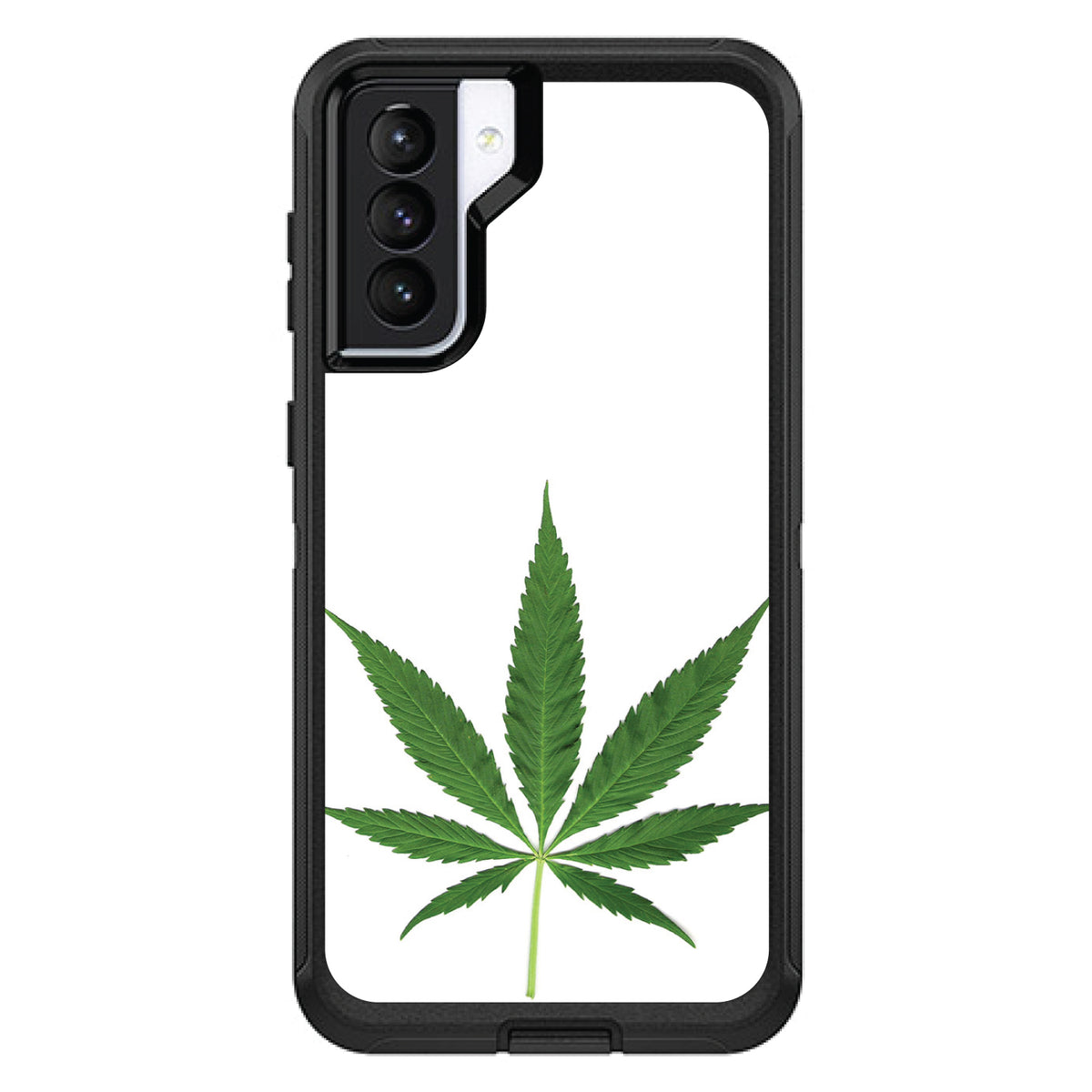 Marijuana Leaf Photo OtterBox Defender Case for iPhone & Galaxy, view 6
