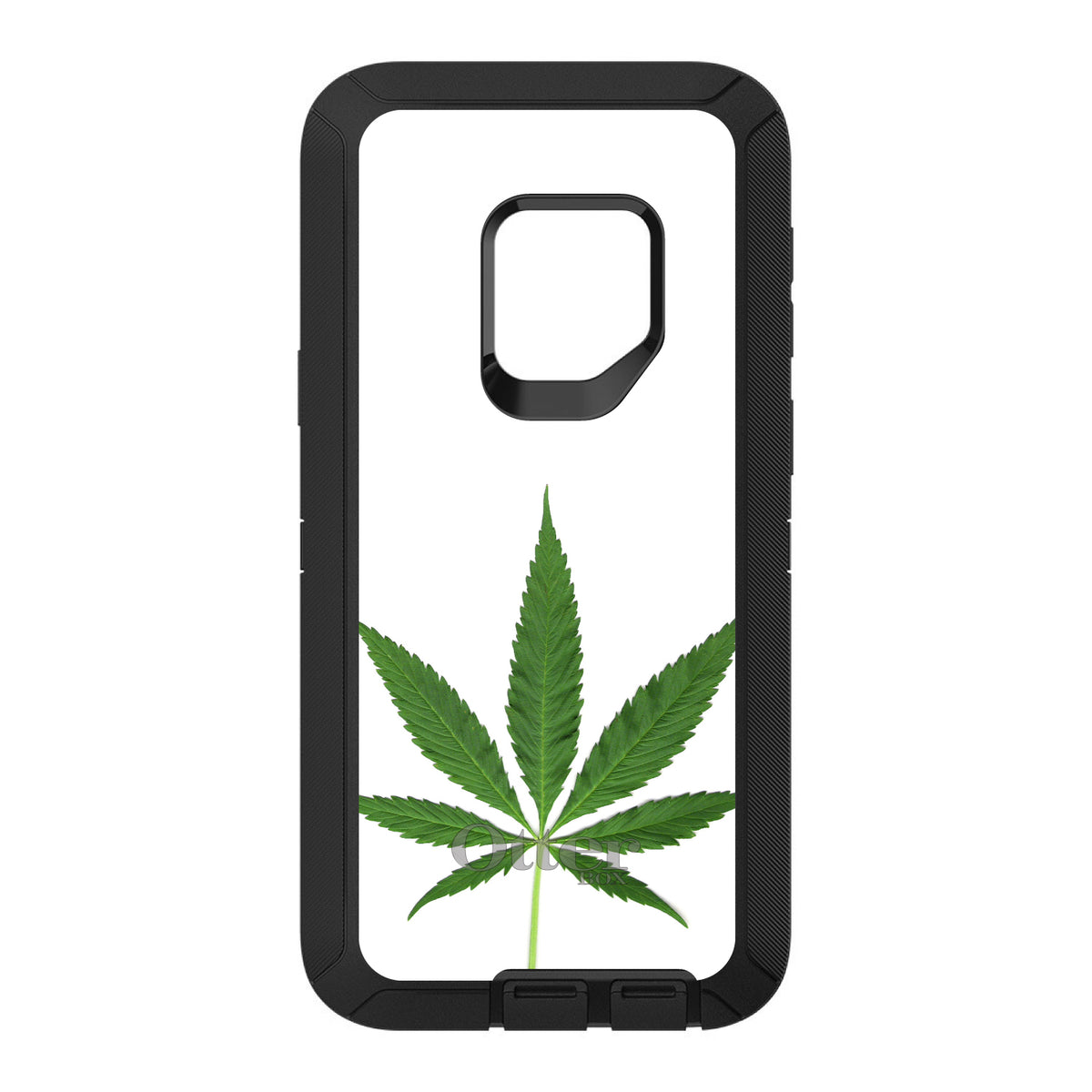 Marijuana Leaf Photo OtterBox Defender Case for iPhone & Galaxy, view 11