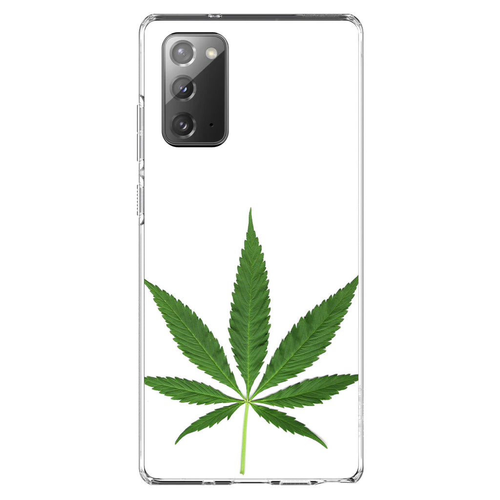 Marijuana Leaf Photo Clear Shockproof iPhone Case, view 7