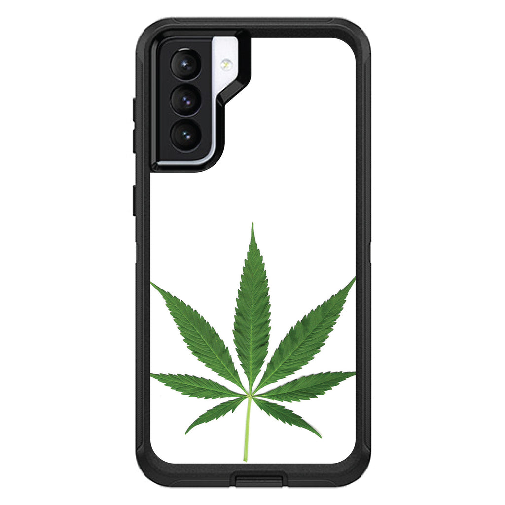 Marijuana Leaf Photo OtterBox Defender Case for iPhone & Galaxy, view 5