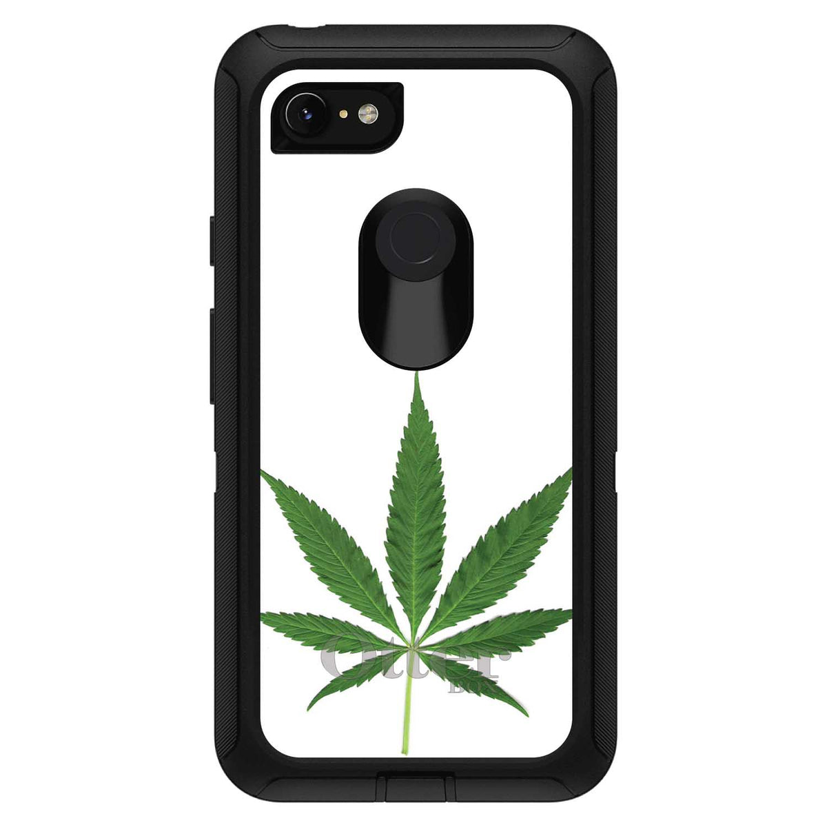 Marijuana Leaf Photo OtterBox Defender Case for iPhone & Galaxy, view 18