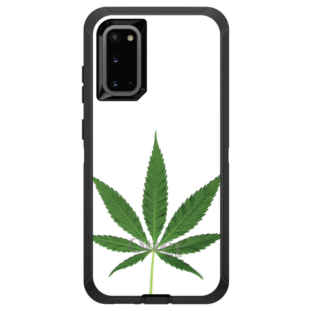 Marijuana Leaf Photo OtterBox Defender Case for iPhone & Galaxy, view 8