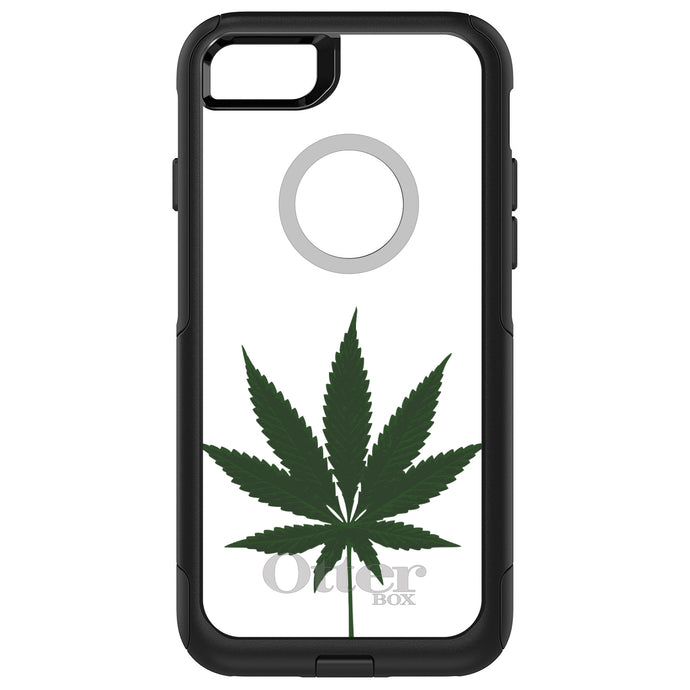 DistinctInk OtterBox Commuter Series Case for Apple iPhone or Samsung Galaxy - Marijuana Leaf Drawing
