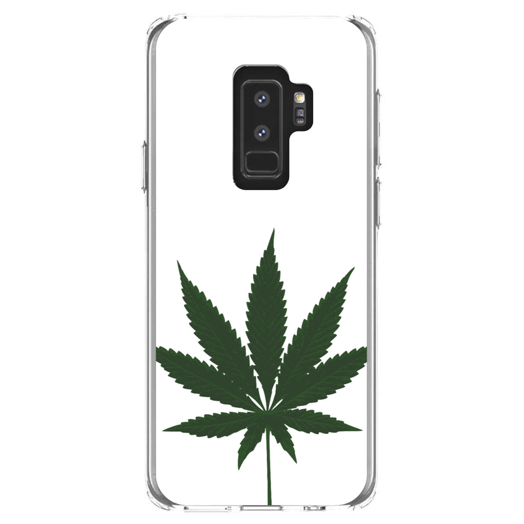 Marijuana Leaf Drawing Clear Shockproof iPhone Case, view 20