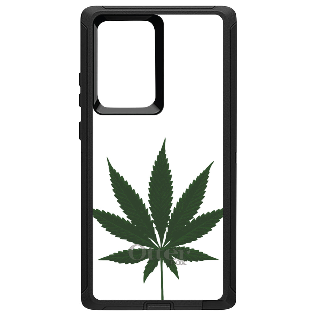 Marijuana Leaf Drawing OtterBox Defender Case for iPhone & Galaxy, view 13