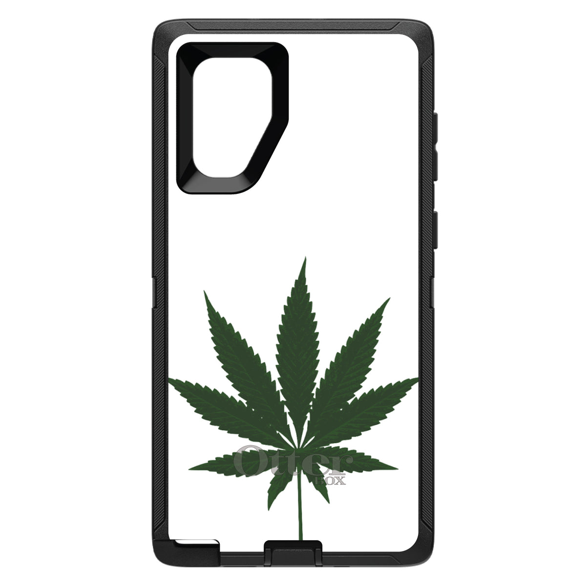 Marijuana Leaf Drawing OtterBox Defender Case for iPhone & Galaxy, view 15
