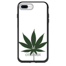 DistinctInk™ OtterBox Symmetry Series Case for Apple iPhone / Samsung Galaxy / Google Pixel - Marijuana Leaf Drawing