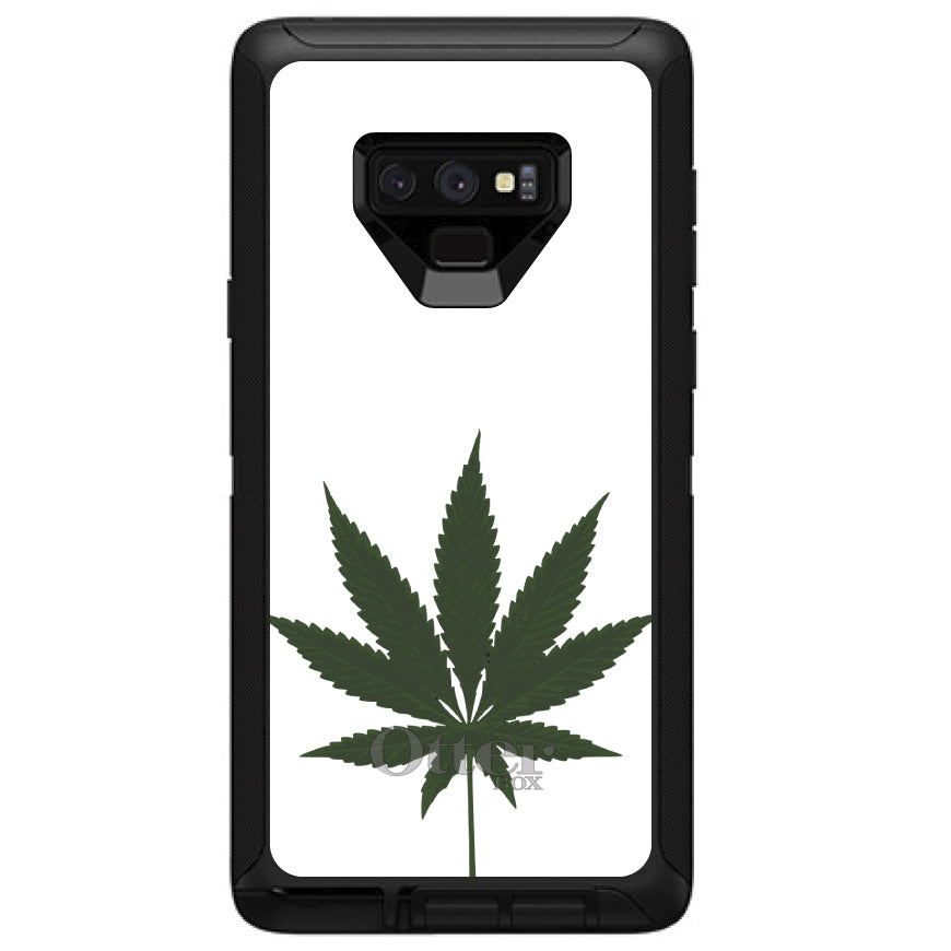 Marijuana Leaf Drawing OtterBox Defender Case for iPhone & Galaxy, view 16