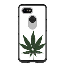 DistinctInk™ OtterBox Symmetry Series Case for Apple iPhone / Samsung Galaxy / Google Pixel - Marijuana Leaf Drawing