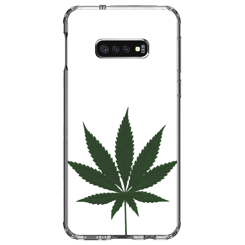 Marijuana Leaf Drawing Clear Shockproof iPhone Case, view 18
