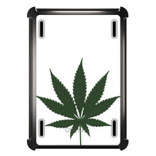 DistinctInk™ OtterBox Defender Series Case for Apple iPad / iPad Pro / iPad Air / iPad Mini - Marijuana Leaf Drawing