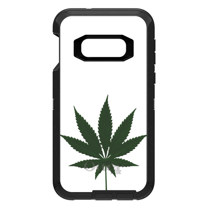 Marijuana Leaf Drawing OtterBox Defender Case for iPhone & Galaxy, view 10