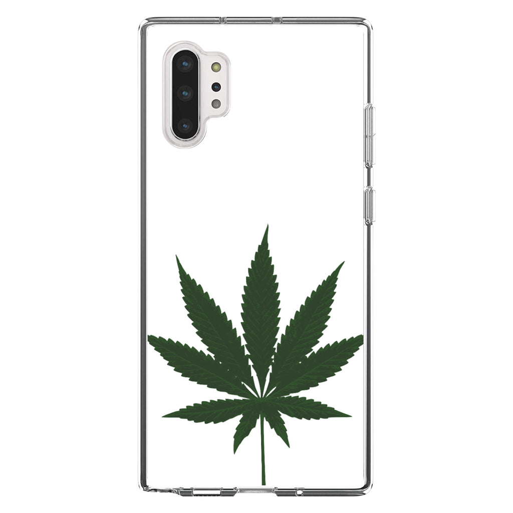 Marijuana Leaf Drawing Clear Shockproof iPhone Case, view 10