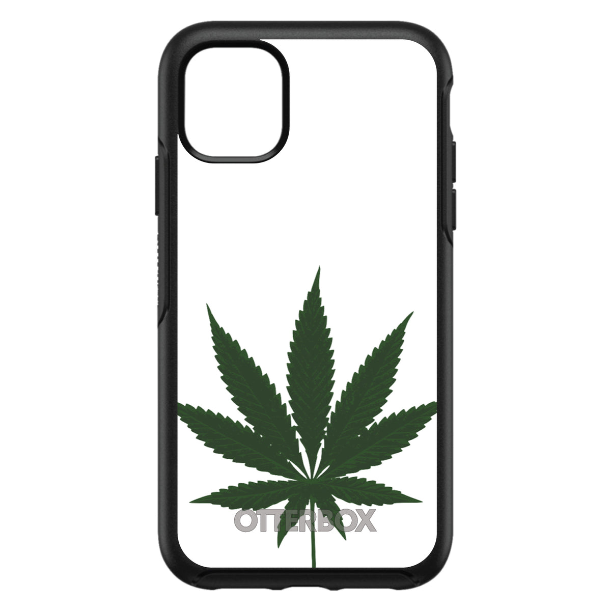 Marijuana Leaf Drawing OtterBox Symmetry Case for iPhone & Galaxy, view 3