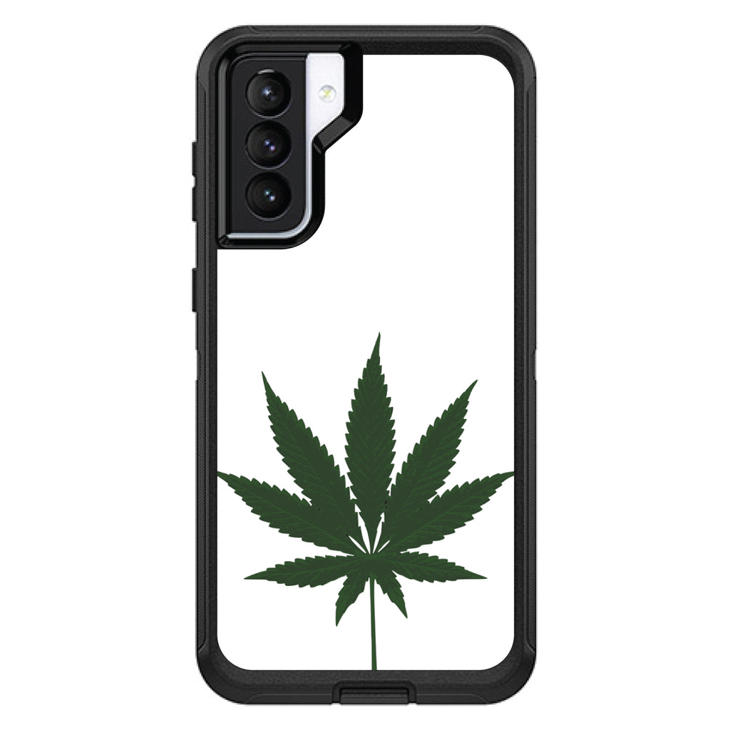 Marijuana Leaf Drawing OtterBox Defender Case for iPhone & Galaxy, view 5