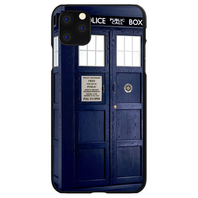 DistinctInk® Hard Plastic Snap-On Case for Apple iPhone or Samsung Galaxy - TARDIS Police Call Box