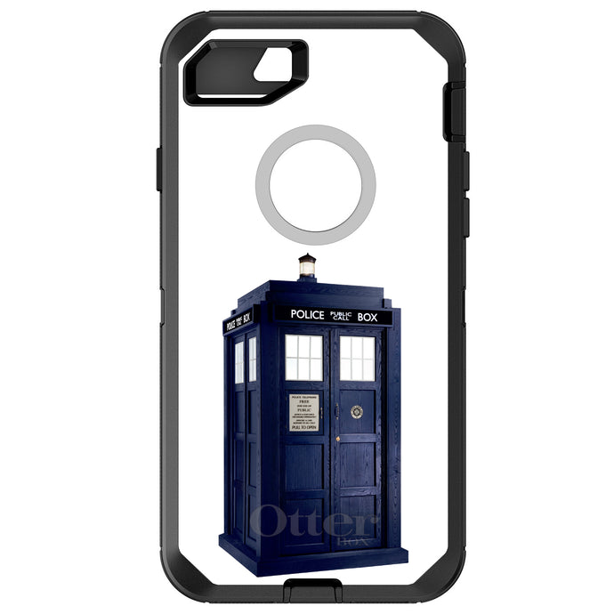 DistinctInk™ OtterBox Defender Series Case for Apple iPhone / Samsung Galaxy / Google Pixel - TARDIS Police Call Box