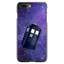 DistinctInk® Hard Plastic Snap-On Case for Apple iPhone or Samsung Galaxy - TARDIS Floating in Space