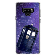 DistinctInk® Clear Shockproof Hybrid Case for Apple iPhone / Samsung Galaxy / Google Pixel - TARDIS Floating in Space