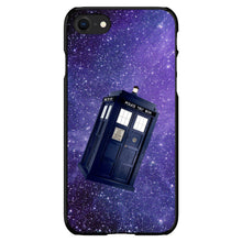 DistinctInk® Hard Plastic Snap-On Case for Apple iPhone or Samsung Galaxy - TARDIS Floating in Space