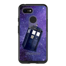 DistinctInk™ OtterBox Symmetry Series Case for Apple iPhone / Samsung Galaxy / Google Pixel - TARDIS Floating in Space