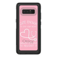 DistinctInk™ OtterBox Commuter Series Case for Apple iPhone or Samsung Galaxy - Pink Nurse Stethoscope Heart