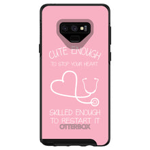 DistinctInk™ OtterBox Symmetry Series Case for Apple iPhone / Samsung Galaxy / Google Pixel - Pink Nurse Stethoscope Heart
