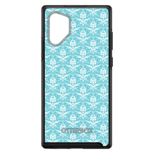 DistinctInk™ OtterBox Symmetry Series Case for Apple iPhone / Samsung Galaxy / Google Pixel - Baby Blue White Damask Pattern