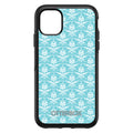 Baby Blue White Damask Pattern OtterBox Symmetry Case for iPhone & Galaxy