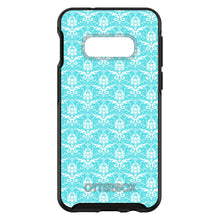 DistinctInk™ OtterBox Symmetry Series Case for Apple iPhone / Samsung Galaxy / Google Pixel - Baby Blue White Damask Pattern
