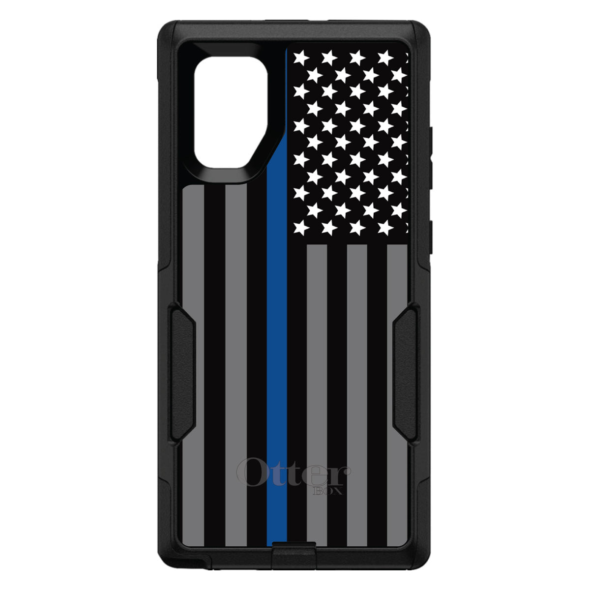 Thin Blue Line US Flag Law Enforcement OtterBox Commuter Case for iPhone & Galaxy, view 14