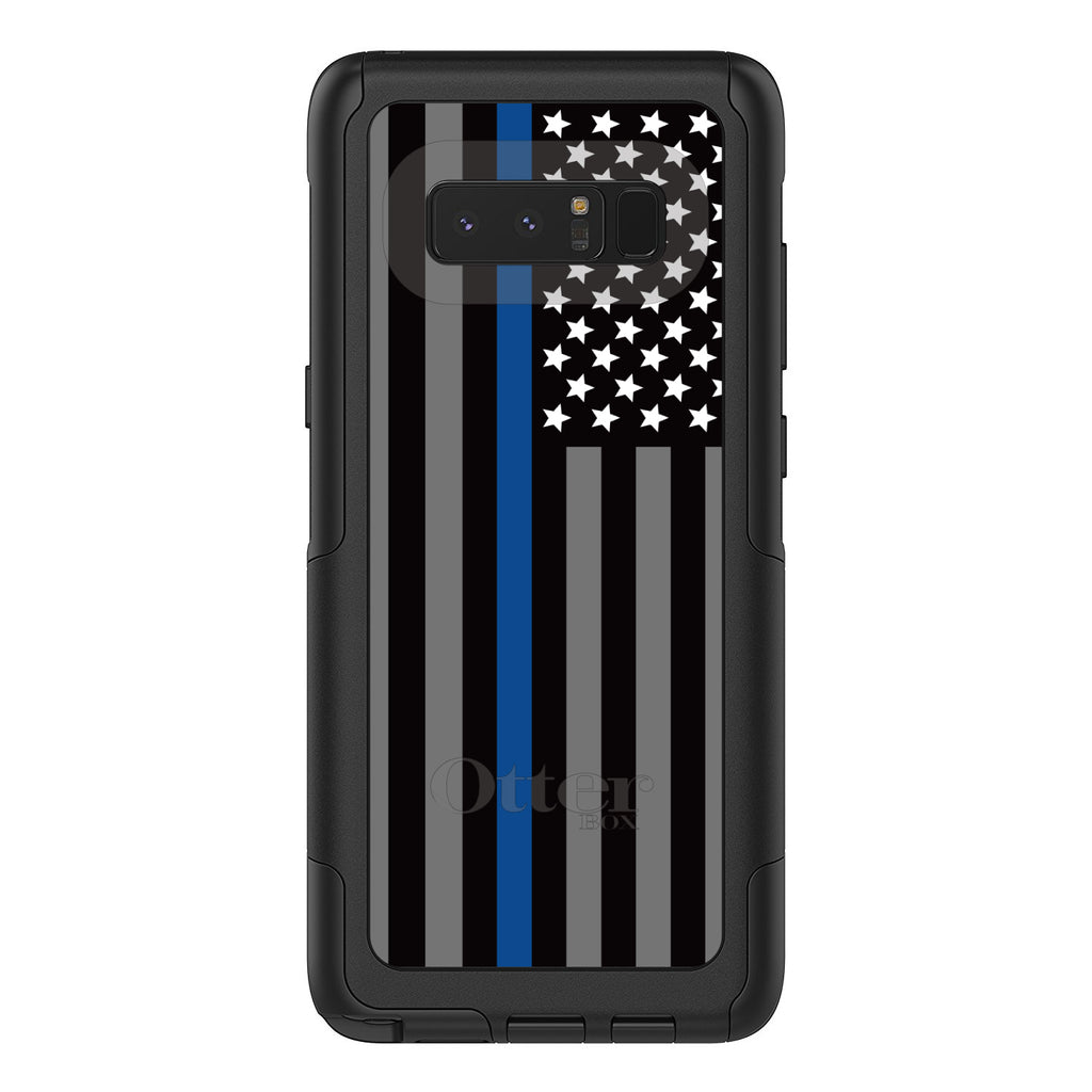 Thin Blue Line US Flag Law Enforcement OtterBox Commuter Case for iPhone & Galaxy, view 16