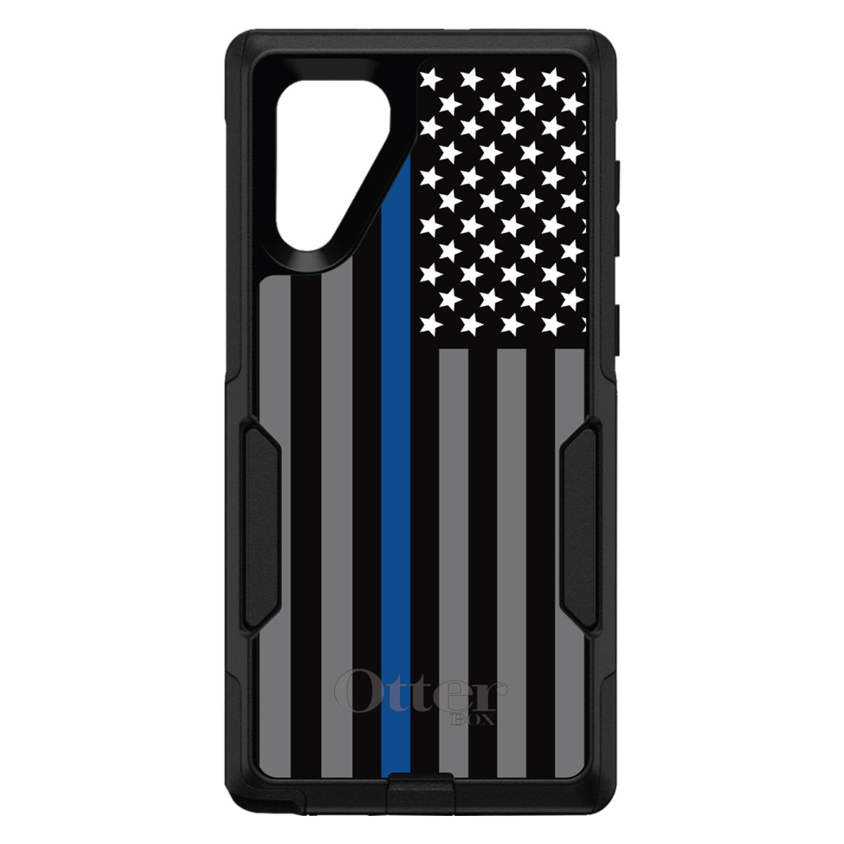 Thin Blue Line US Flag Law Enforcement OtterBox Commuter Case for iPhone & Galaxy, view 13