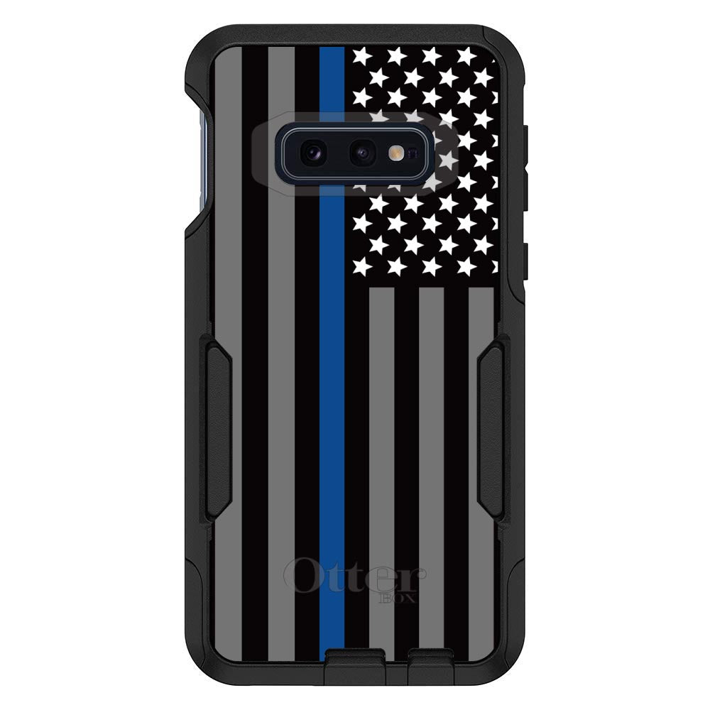 Thin Blue Line US Flag Law Enforcement OtterBox Commuter Case for iPhone & Galaxy, view 8