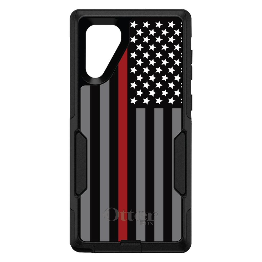 Thin Red Line US Flag Fire Rescue OtterBox Commuter Case for iPhone & Galaxy, view 13