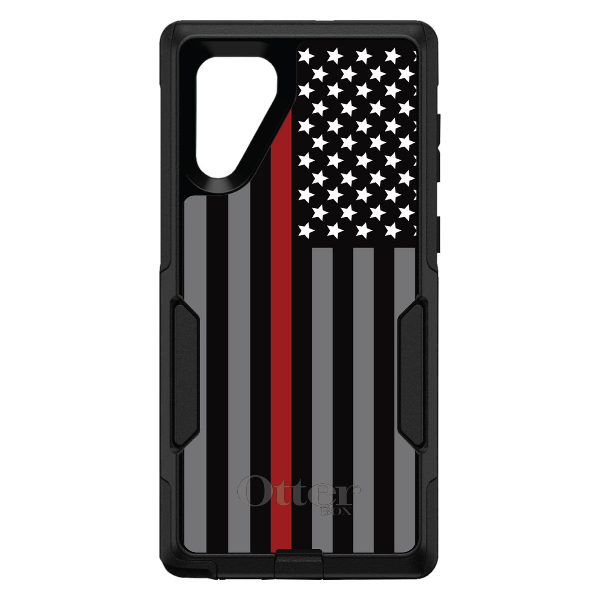 Thin Red Line US Flag Fire Rescue OtterBox Commuter Case for iPhone & Galaxy, view 13