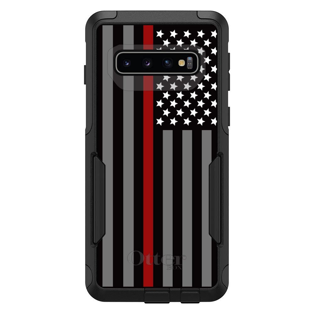 Thin Red Line US Flag Fire Rescue OtterBox Commuter Case for iPhone & Galaxy, view 7