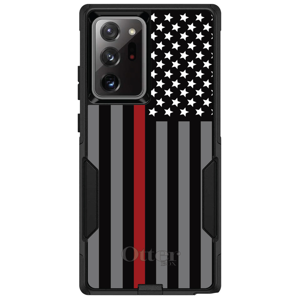 Thin Red Line US Flag Fire Rescue OtterBox Commuter Case for iPhone & Galaxy, view 12