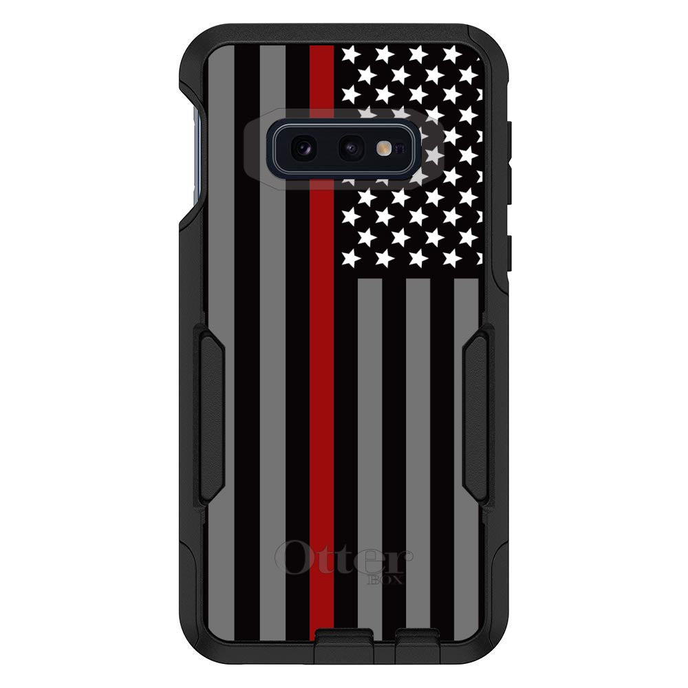 Thin Red Line US Flag Fire Rescue OtterBox Commuter Case for iPhone & Galaxy, view 8
