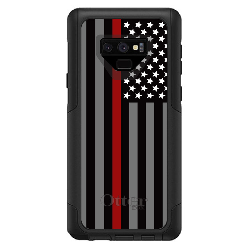 Thin Red Line US Flag Fire Rescue OtterBox Commuter Case for iPhone & Galaxy, view 15