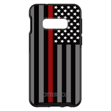 DistinctInk™ OtterBox Symmetry Series Case for Apple iPhone / Samsung Galaxy / Google Pixel - Thin Red Line US Flag Fire Rescue