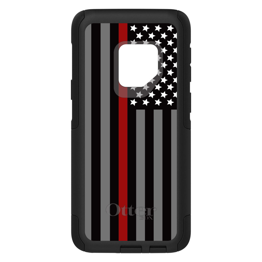 Thin Red Line US Flag Fire Rescue OtterBox Commuter Case for iPhone & Galaxy, view 9