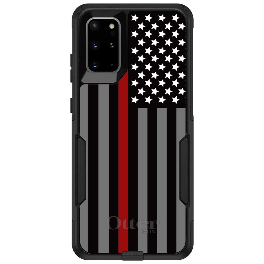 Thin Red Line US Flag Fire Rescue OtterBox Commuter Case for iPhone & Galaxy, view 6