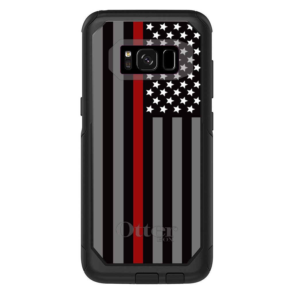 Thin Red Line US Flag Fire Rescue OtterBox Commuter Case for iPhone & Galaxy, view 10